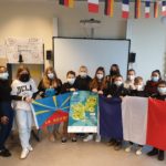 Frankreich zu Gast: Die Französischkurse der HAG freuten sich über den Besuch von Marion BIlnoire